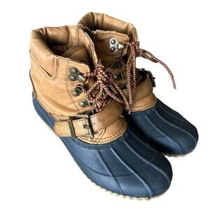 Tommy Hilfiger Women’s Leather Duck Boots